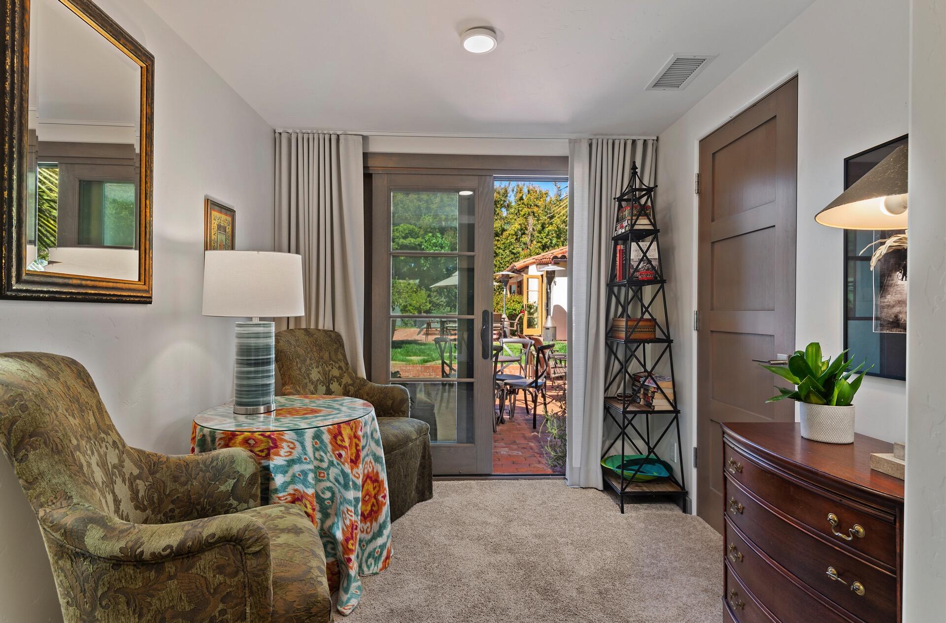 Undisclosed Address Montecito, CA 93108 - Photo 19 of 33 a living room with furniture and a potted plant
