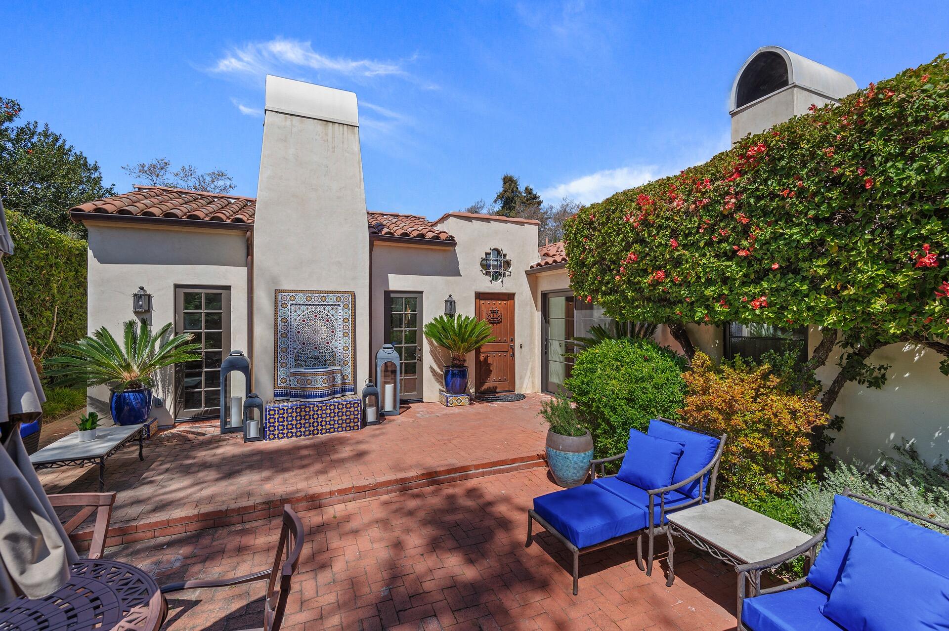 Undisclosed Address Montecito, CA 93108 - Photo 29 of 33 a view of a chair and tables in the patio