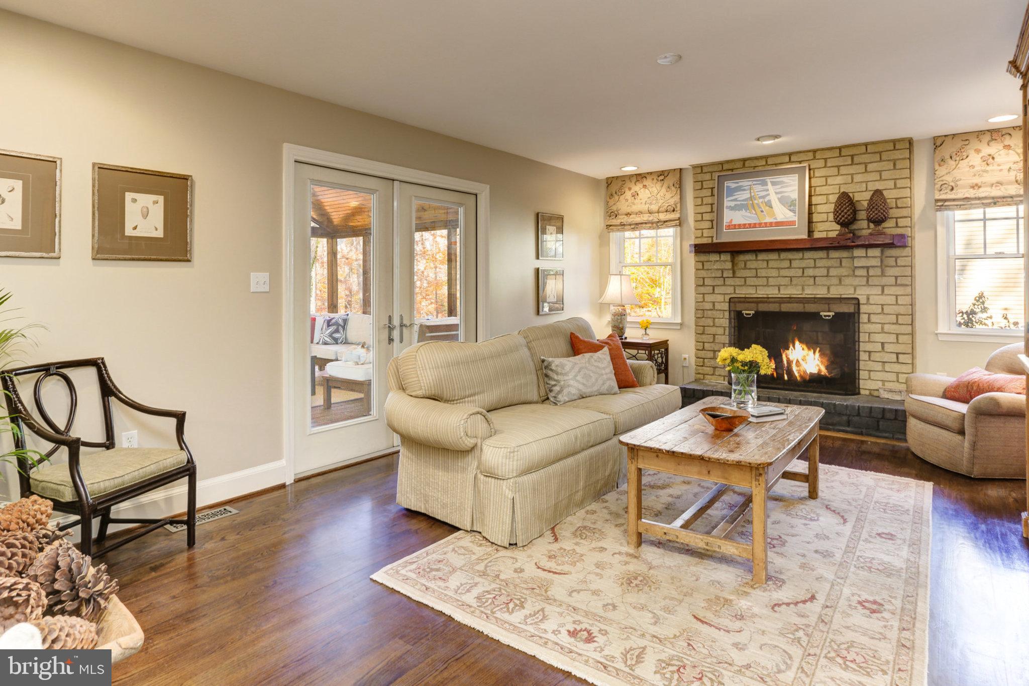 14 Old Sturbridge Road Arnold, MD 21012 - Photo 24 of 56 Family Room with Gas Fireplace