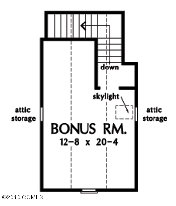 210 Echo Ridge Road Swansboro, NC 28584 - Photo 11 of 13 BONUS ROOM