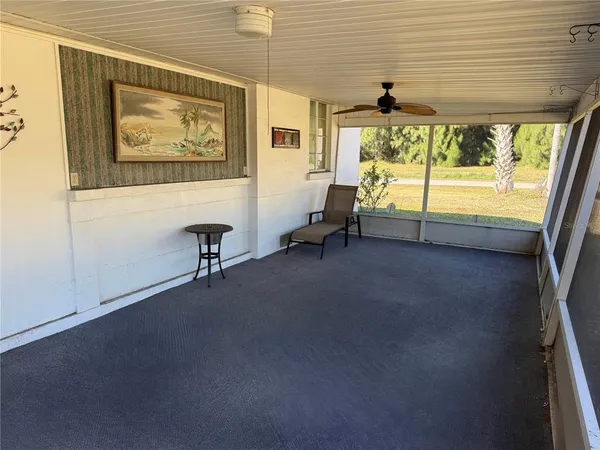 a view of a room and a porch