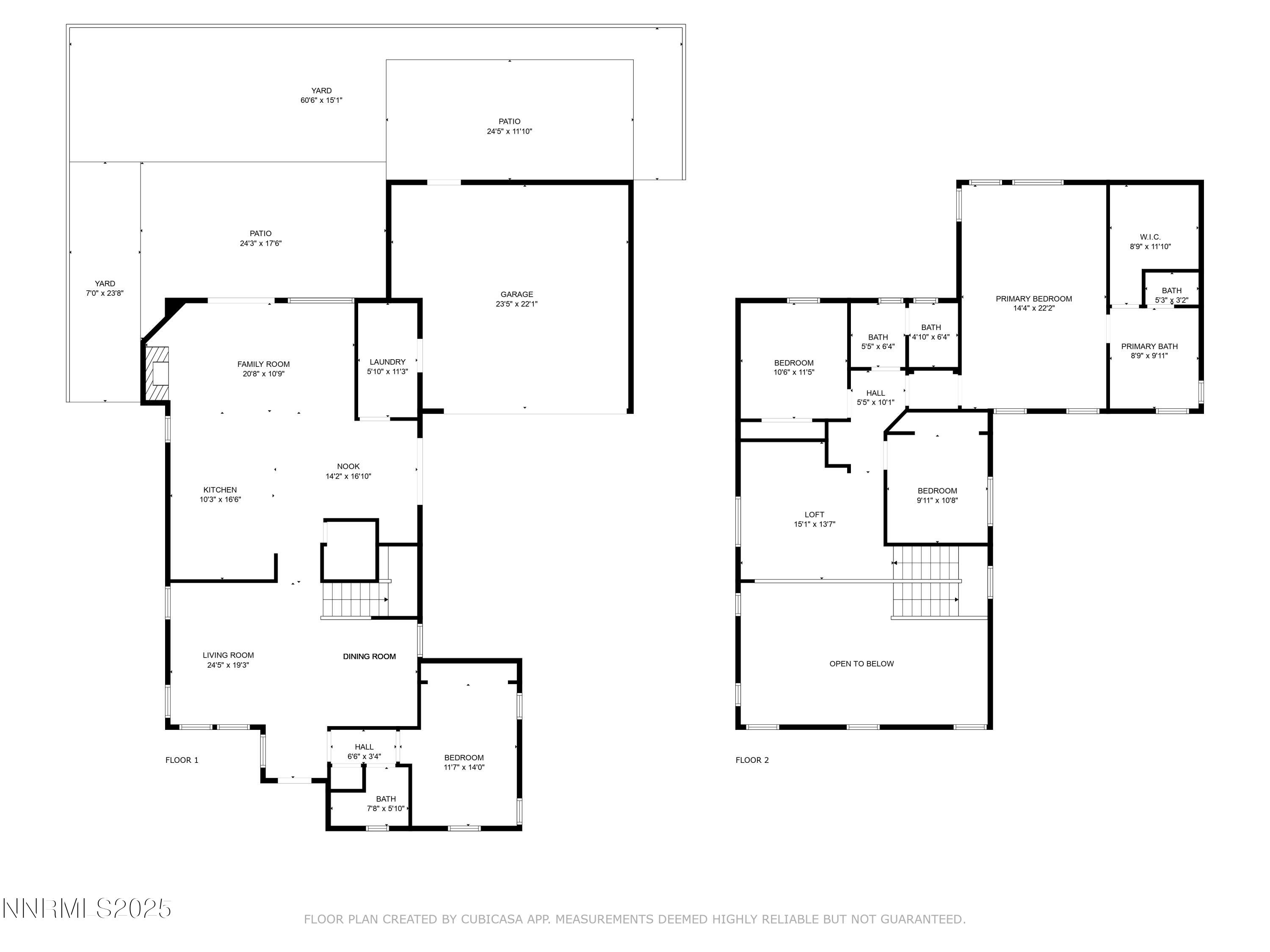 10509 Yuba Court Reno, NV 89521 - Photo 52 of 52 2D Floor Plan for 10509 Yuba Court_2