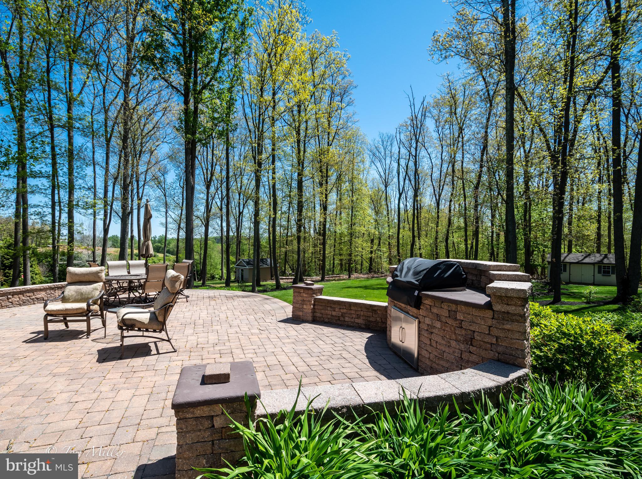 3017 Rockdale Road Freeland, MD 21053 - Photo 54 of 68 Rear Brick Paver Patio with Built-in Gas Grill