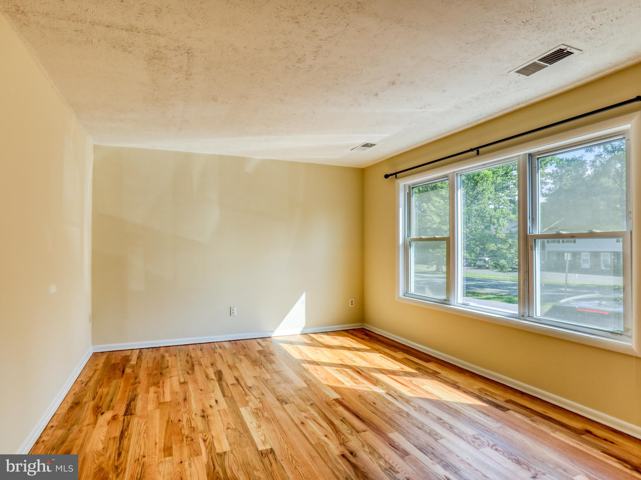 Newly finished wood floors!