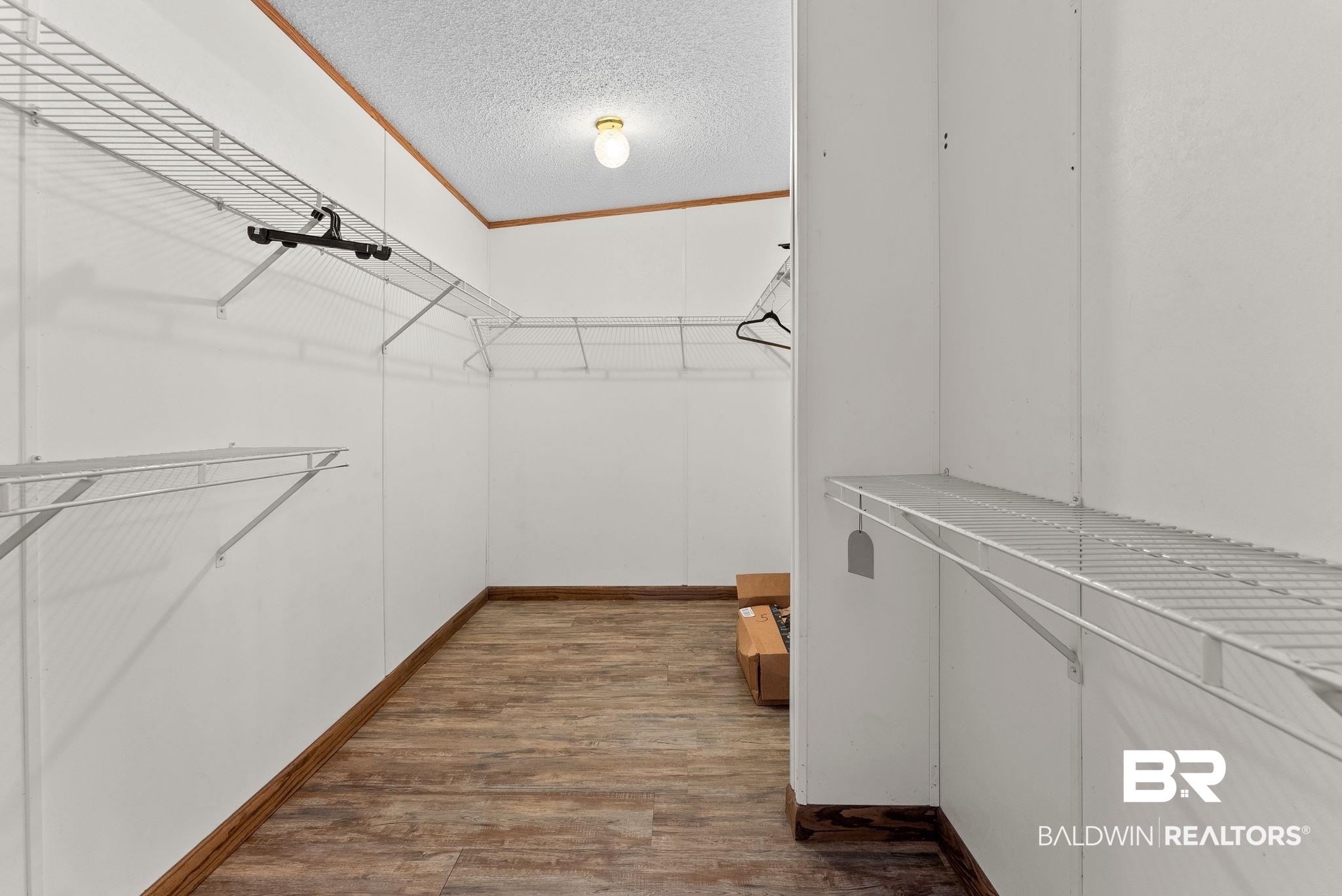 34904 Pine Road South Stapleton, AL 36578 - Photo 27 of 42 Walk in closet with dark wood finished floors
