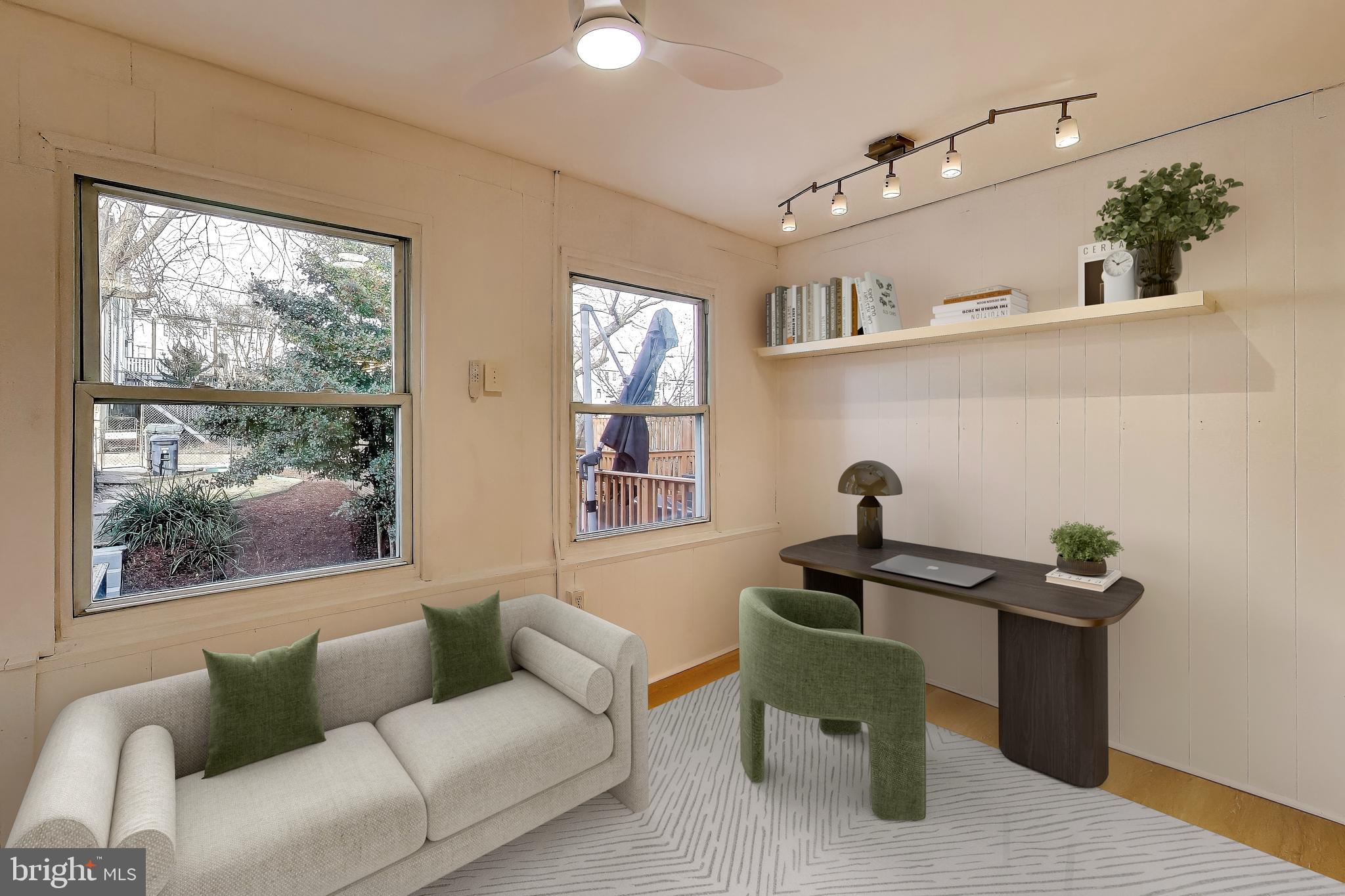 743 Hamilton Street Northwest Washington, DC 20011 - Photo 12 of 43 Virtually staged Sunroom.