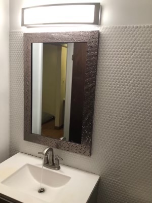 903 Elder Road, Unit 4 Homewood, IL 60430 - Photo 11 of 17 a bathroom with a sink and a mirror