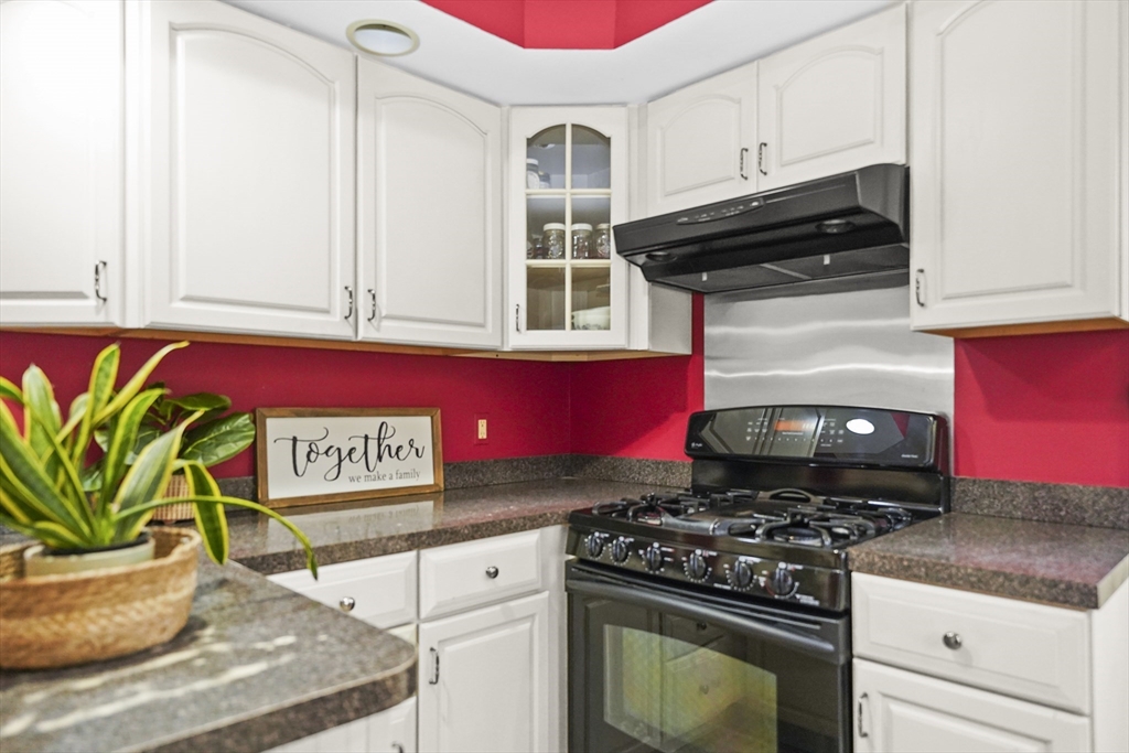 33 Severn Street Longmeadow, MA 01106 - Photo 4 of 42 a kitchen with stainless steel appliances granite countertop a stove a microwave and cabinets