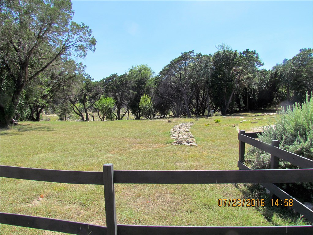 Panoramic view of the lot on the banks of the Blanco
