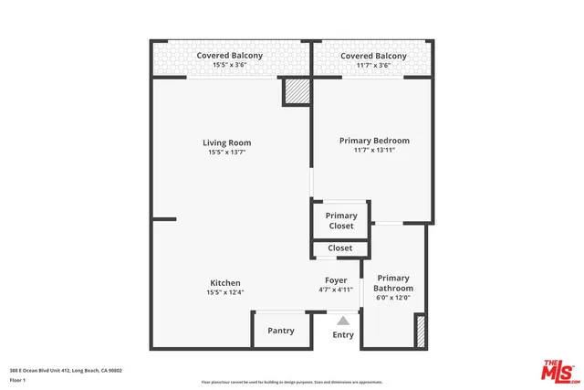 $485,000 | 388 East Ocean Boulevard, Unit 412, Long Beach, CA 90802