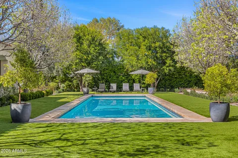 a view of yard with outdoor seating