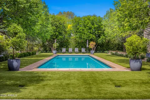 a view of yard with outdoor seating