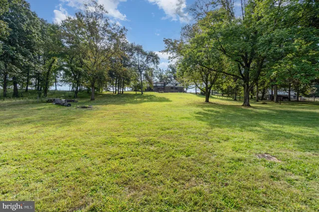 a view of lake with mountain