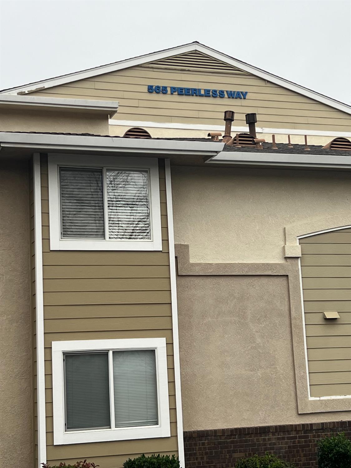 a close view of closet