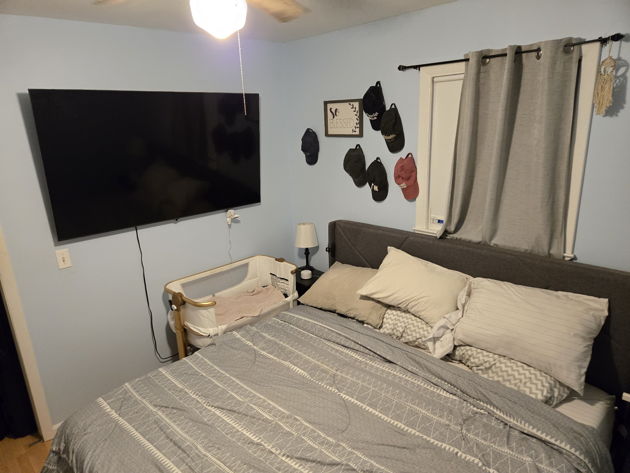 5253 Henley Road Mount Juliet, TN 37122 - Photo 11 of 20 a bedroom with a bed and flat screen tv