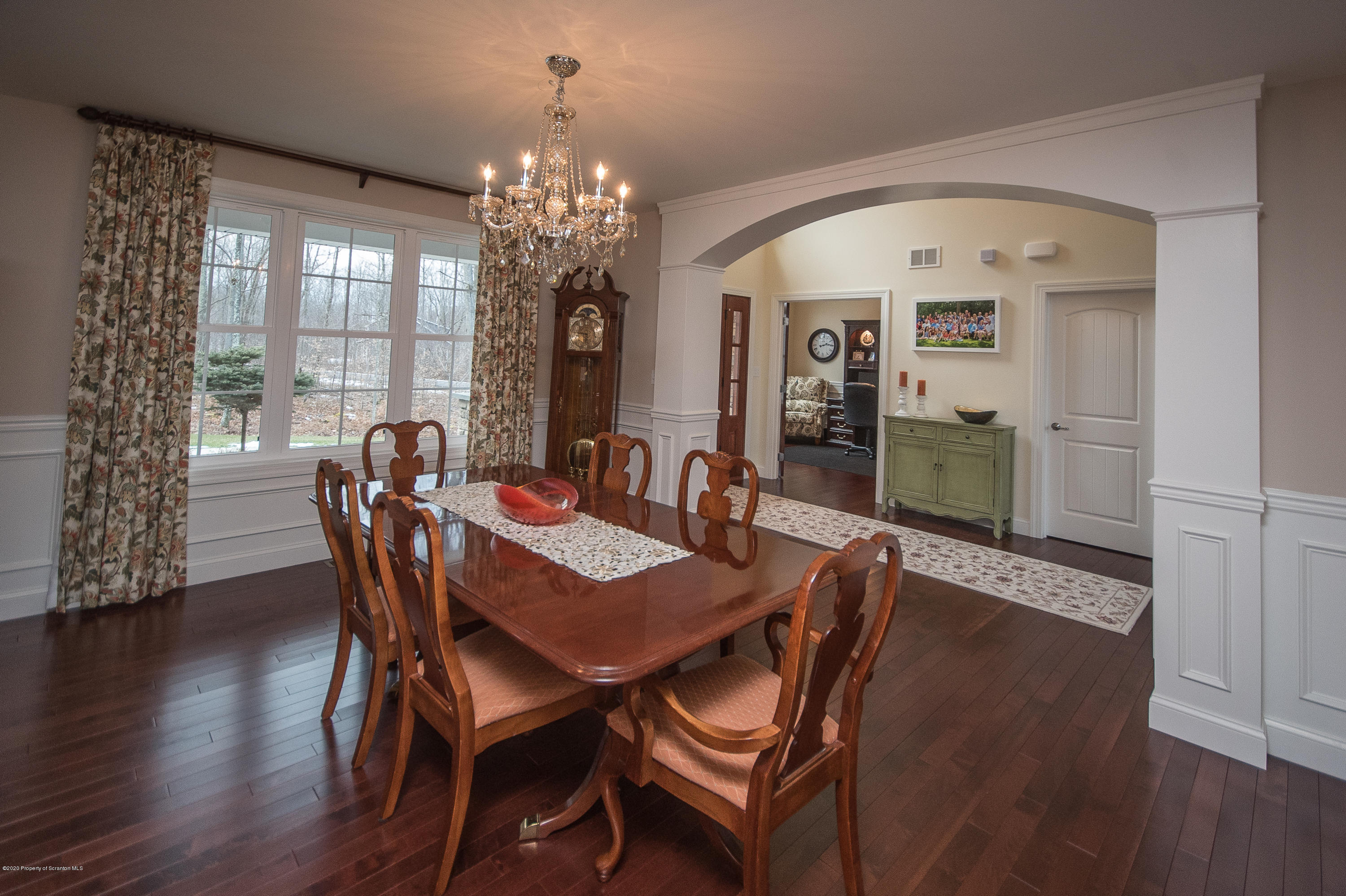 121 Highland Road Moscow, PA 18444 - Photo 16 of 93 a view of a dining room with furniture window and wooden floor