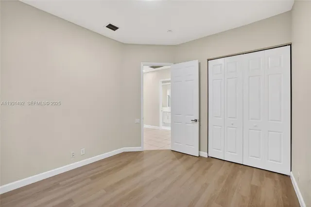 a view of an empty room