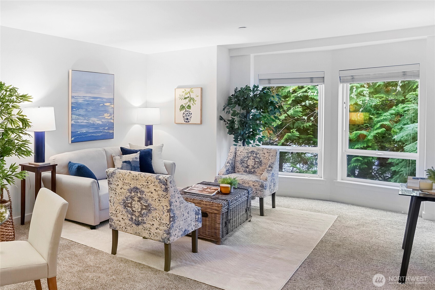 300 High School Road Northeast, Unit 314 Bainbridge Island, WA 98110 - Photo 13 of 36 a living room with furniture and a large window