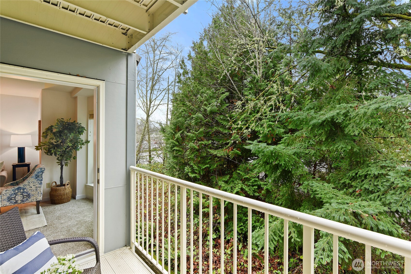 300 High School Road Northeast, Unit 314 Bainbridge Island, WA 98110 - Photo 17 of 36 a view of a balcony with outdoor space