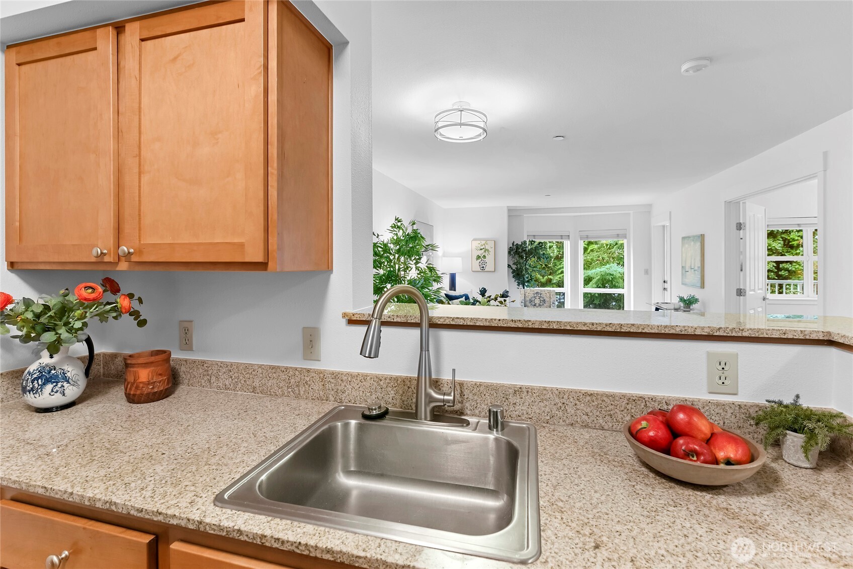 300 High School Road Northeast, Unit 314 Bainbridge Island, WA 98110 - Photo 9 of 36 a kitchen with a sink and window