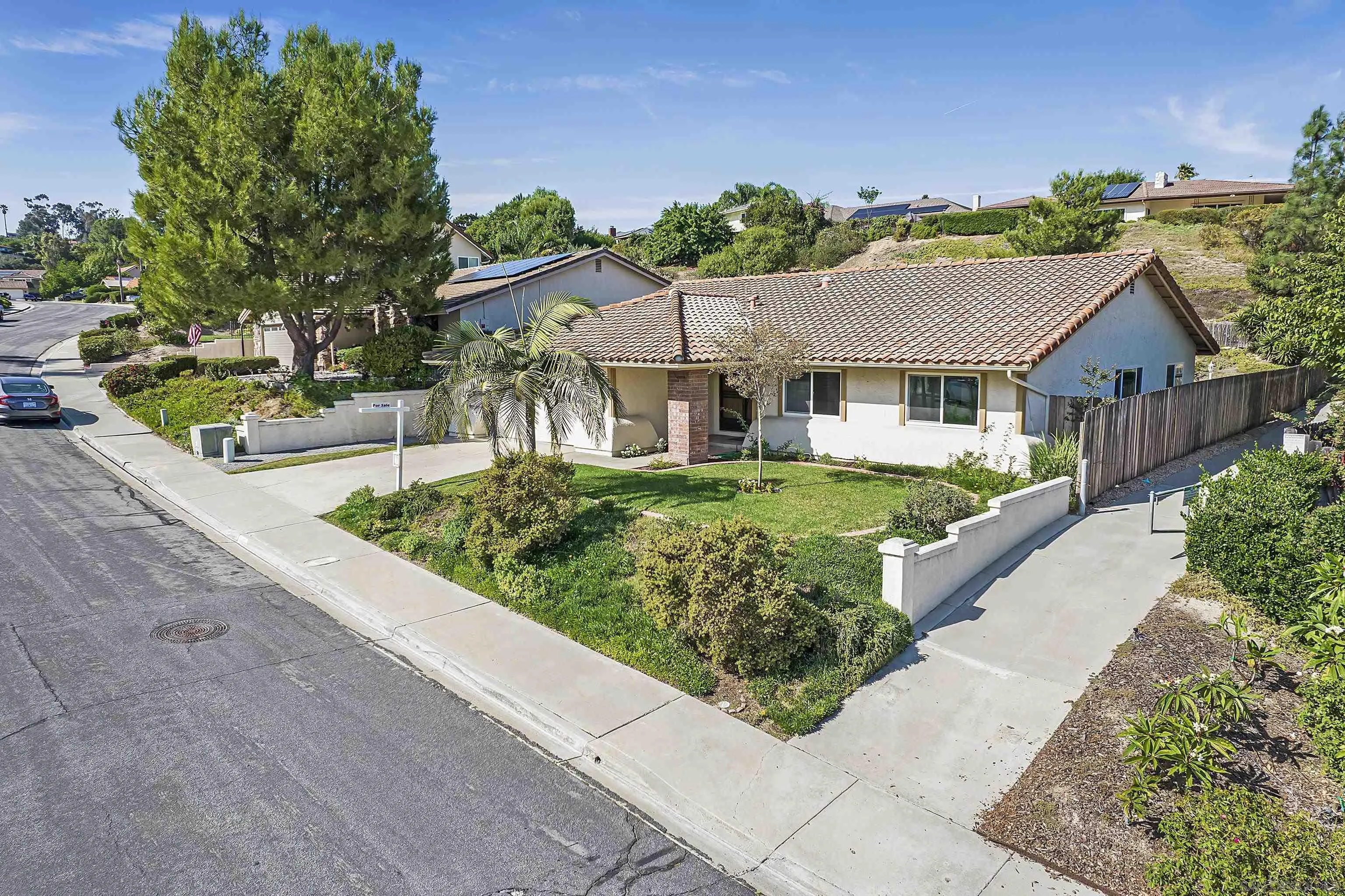 1454 Bathurst Place El Cajon, CA 92020 - Photo 2 of 35 front view of a house with a yard