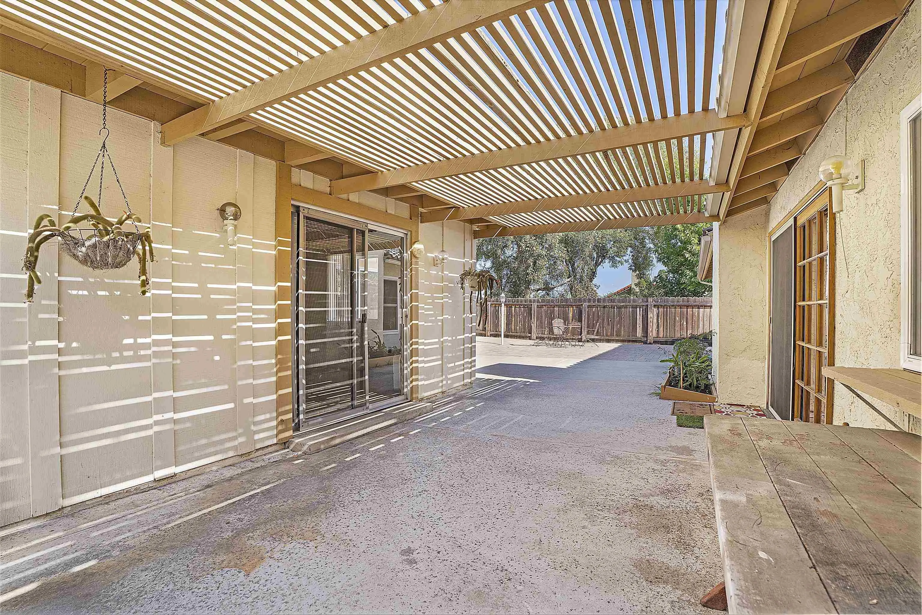 1454 Bathurst Place El Cajon, CA 92020 - Photo 35 of 35 a view of a porch with wooden walls