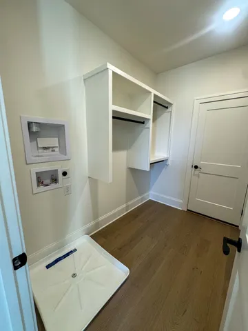 wooden floor in an empty room