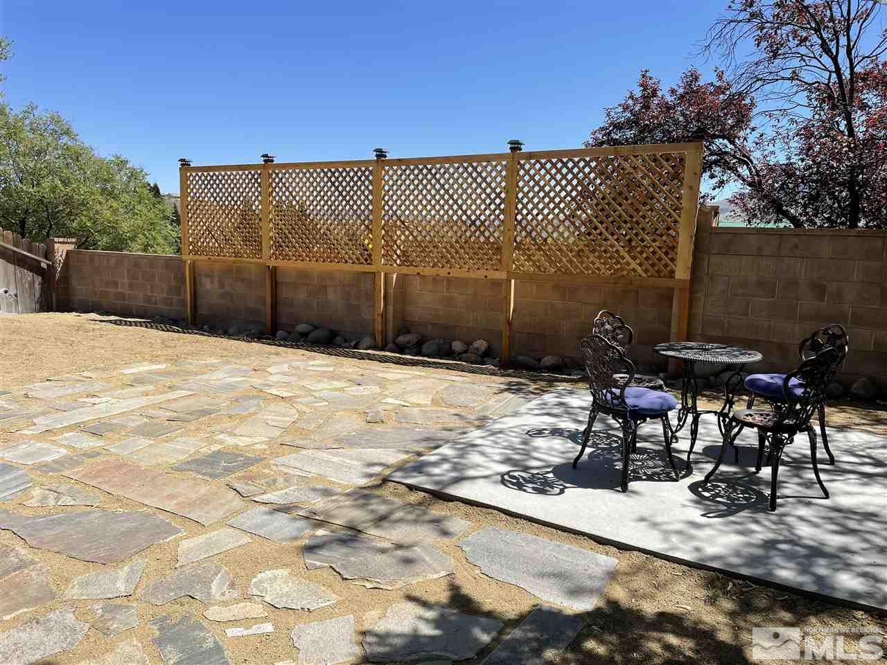 5880 Coyote Ridge Road Reno, NV 89523 - Photo 7 of 28 a backyard of a house with table and chairs