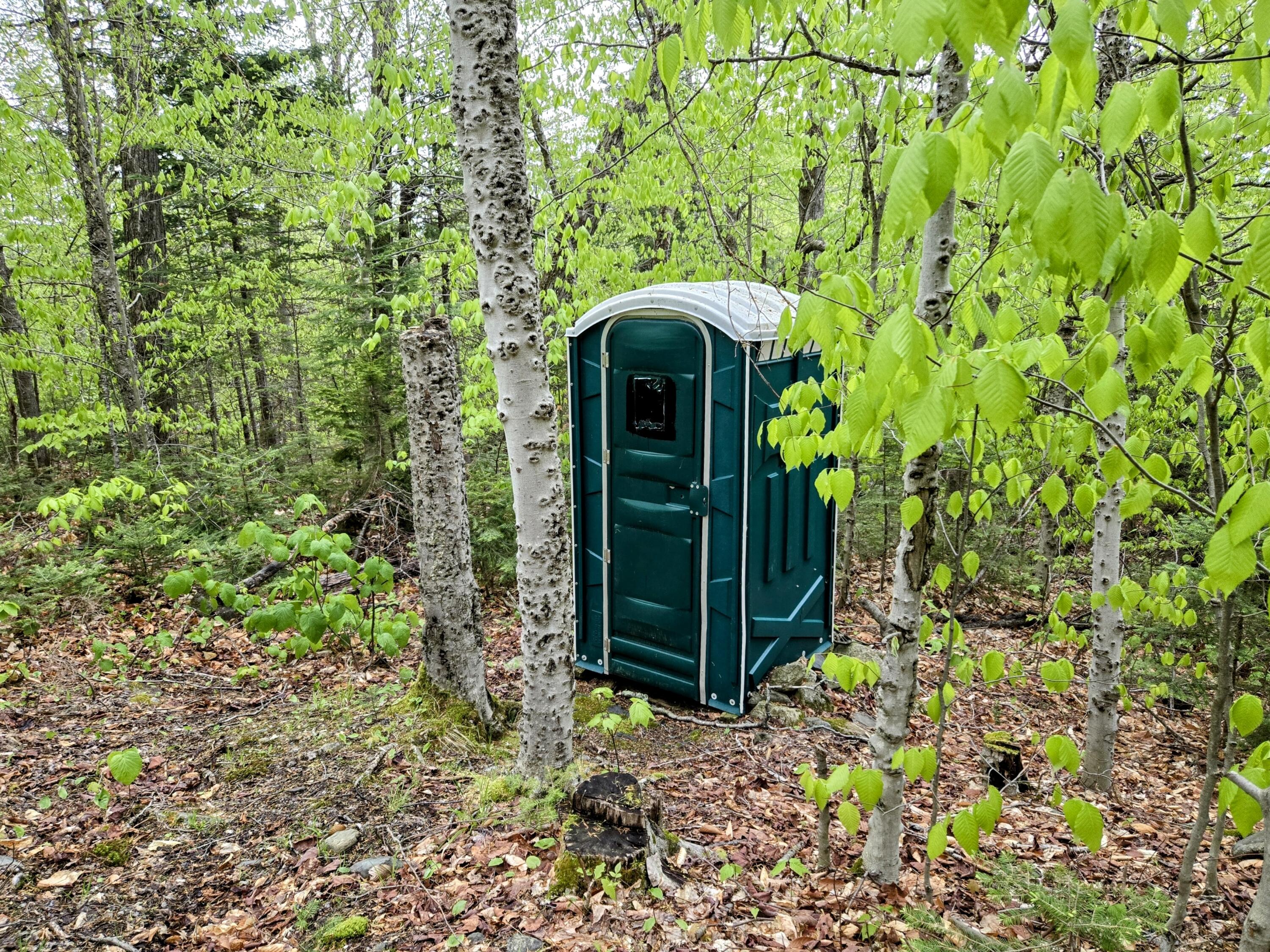 35 Off Kennebago Road Eustis, ME 04936 - Photo 29 of 39 Outhouse Near Camp