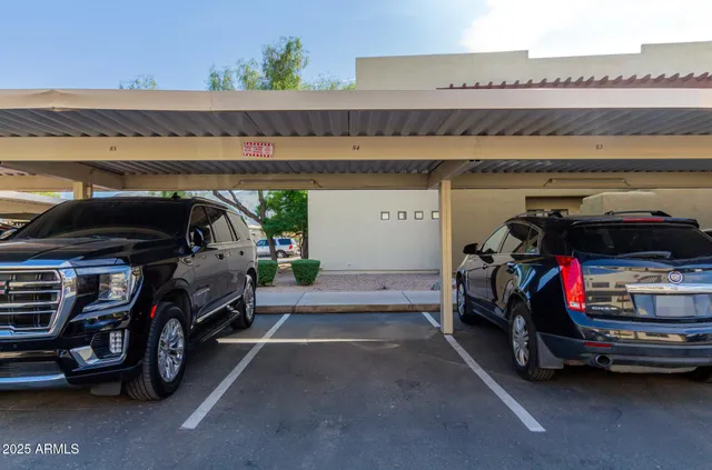 a view of car parking