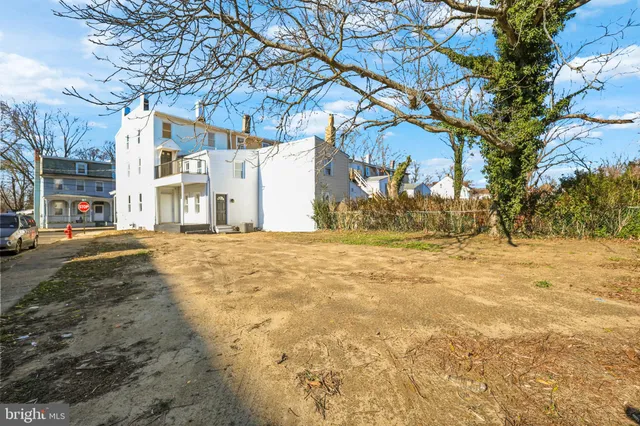 a large building with a view of street