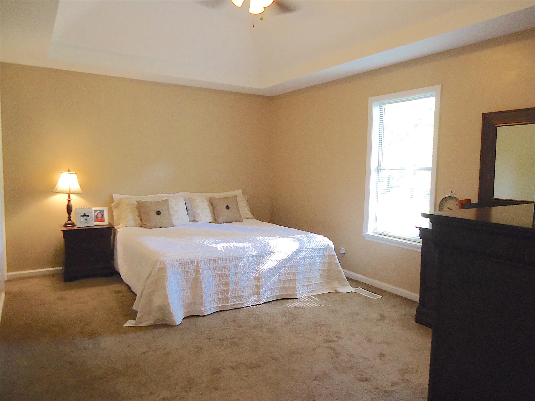 4481 Washington Road Greenbrier, TN 37073 - Photo 14 of 30 a bedroom with a bed and a lamp