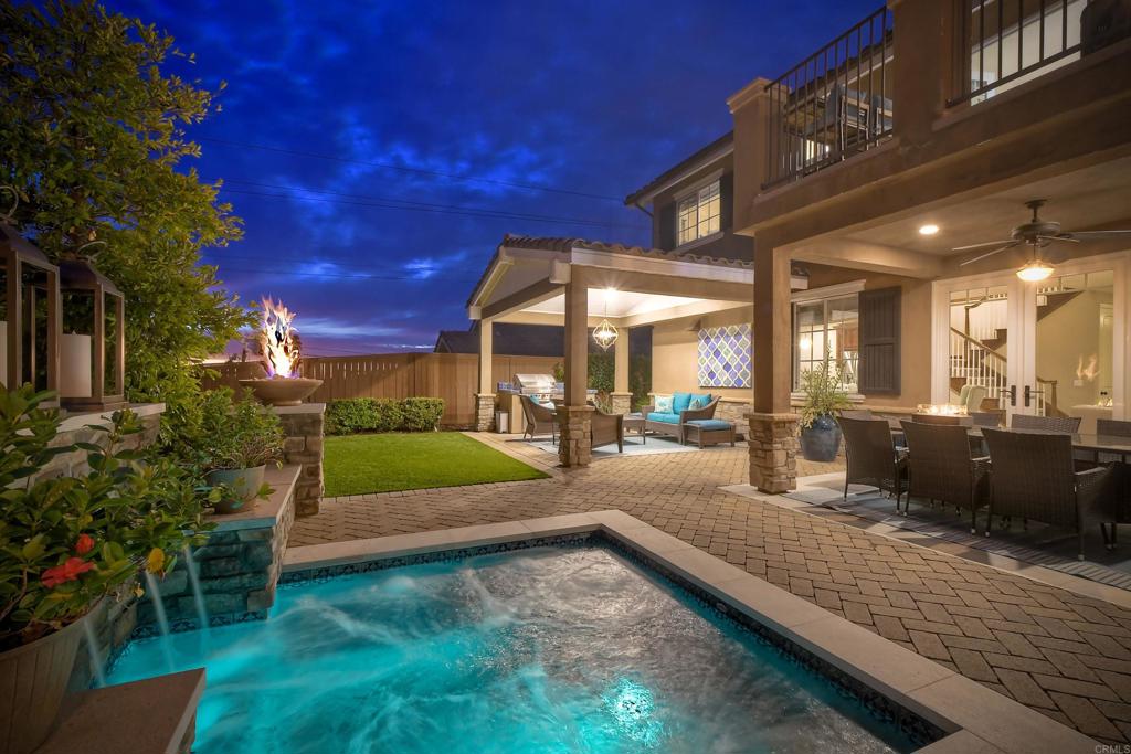 a view of a house with a patio