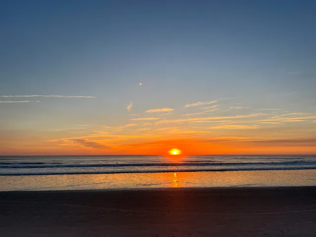 a view of an ocean and beach