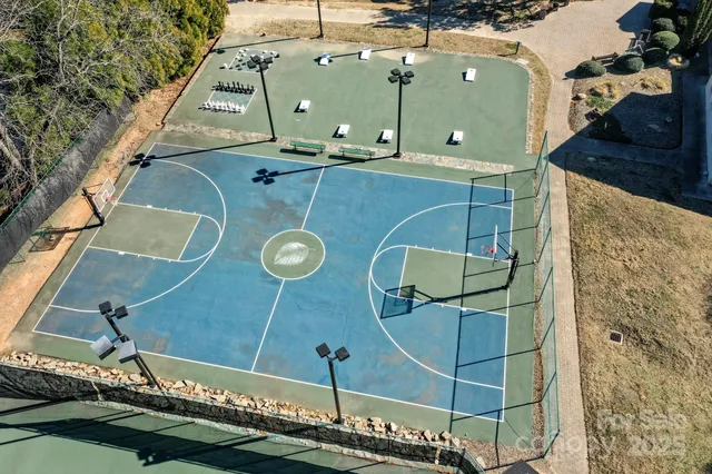 a view of a lake with a house