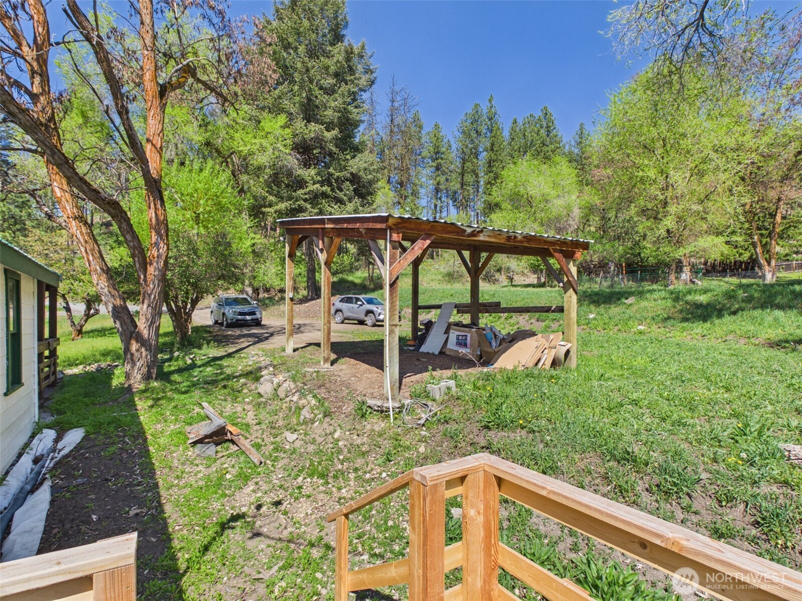 50 Klondike Road Republic, WA 99166 - Photo 16 of 18 a view of a small yard