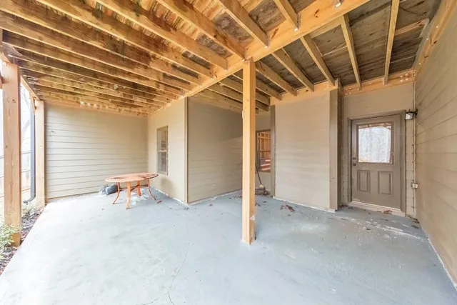 view of living room with furniture and wooden floor