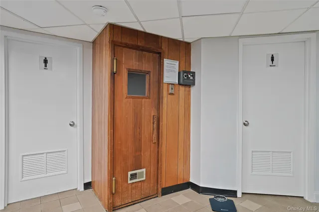 a view of a room with closet area