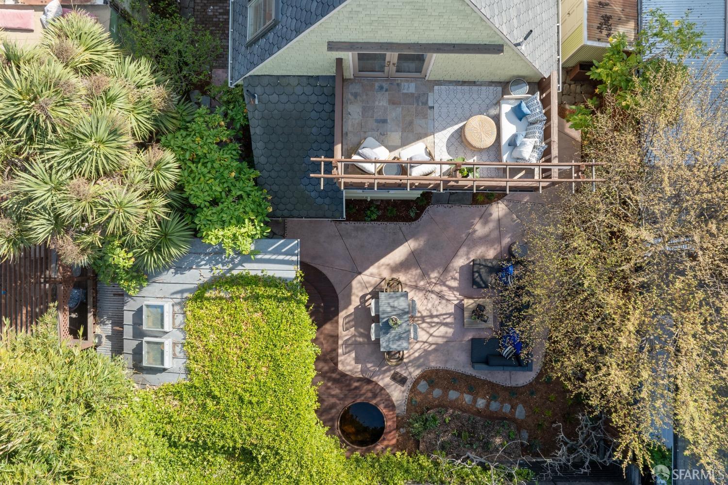 2341 Carleton Street Berkeley, CA 94704 - Photo 63 of 66 an aerial view of a house with a yard