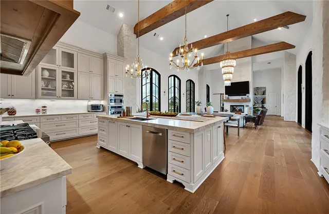 a view of an outdoor space with seating area