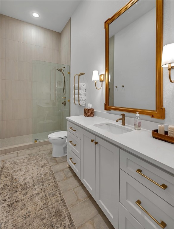 117 Iris Street Lorena, TX 76655 - Photo 52 of 82 a bathroom with a double vanity sink mirror and toilet