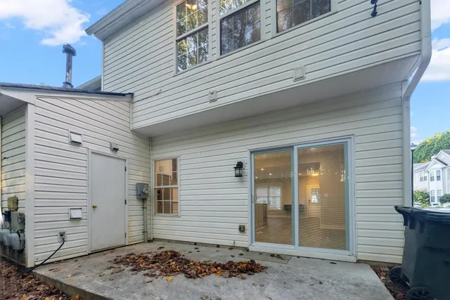 a view of a entryway front of house