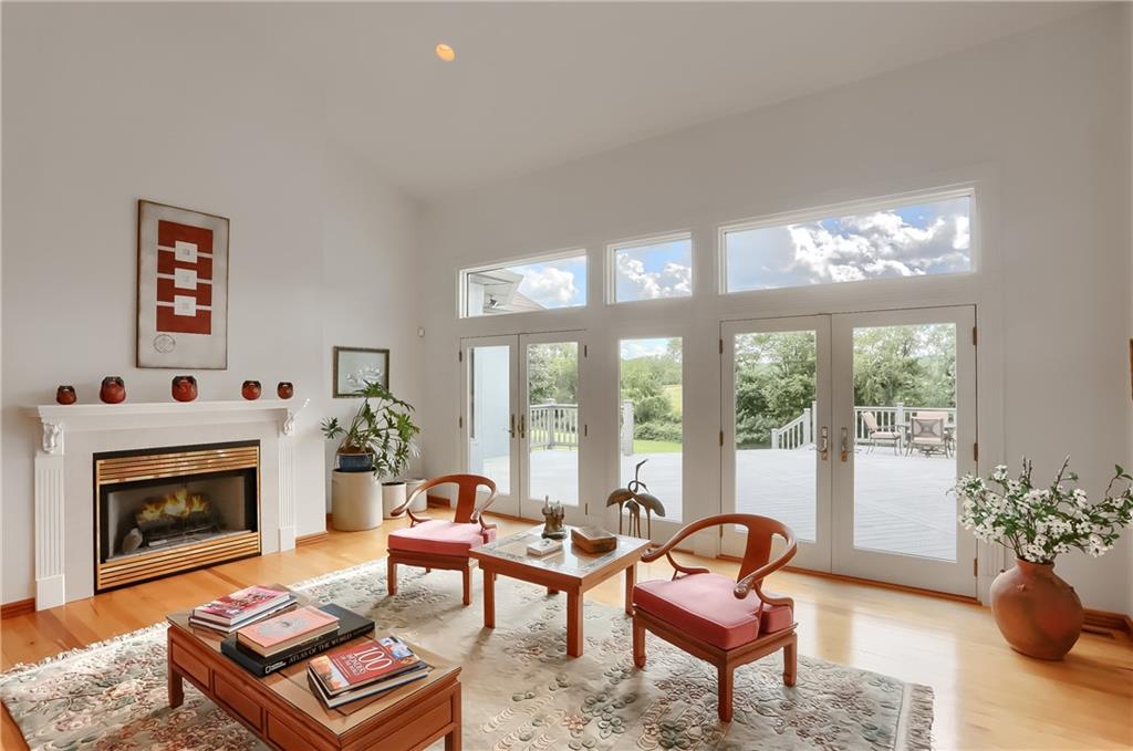 180 Brandon Road Slippery Rock, PA 16057 - Photo 17 of 50 Main level gas fireplace with views of your property!