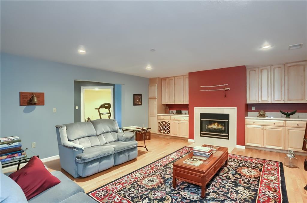 180 Brandon Road Slippery Rock, PA 16057 - Photo 40 of 50 Lower level family/game/media room complete with gas fireplace!