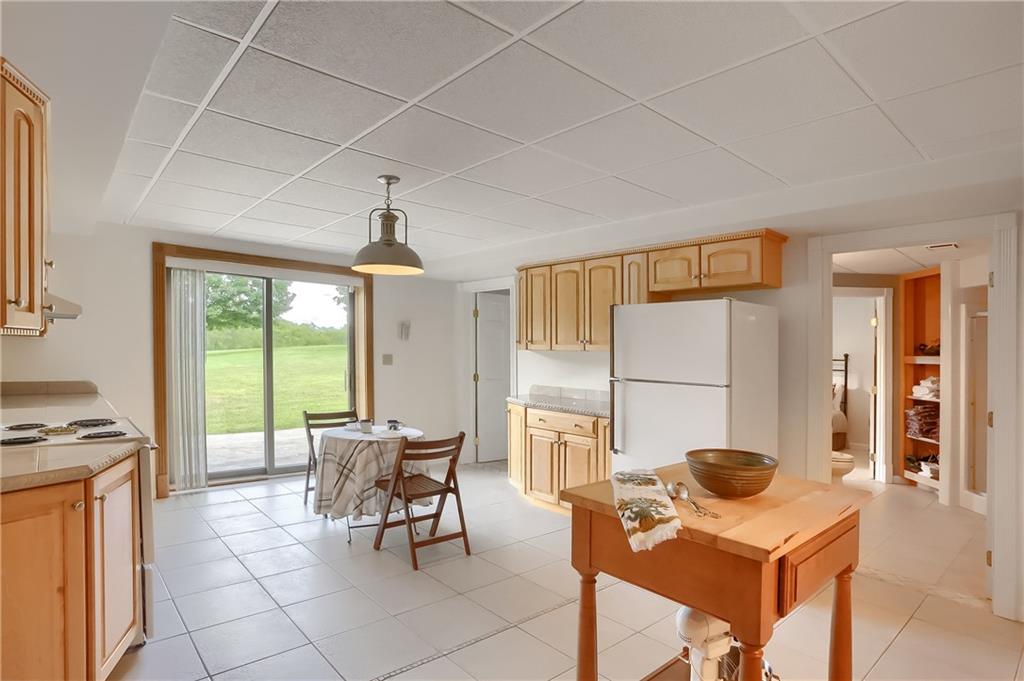 180 Brandon Road Slippery Rock, PA 16057 - Photo 45 of 50 Lower level kitchen 2 Mother in law suite with walk-out door.