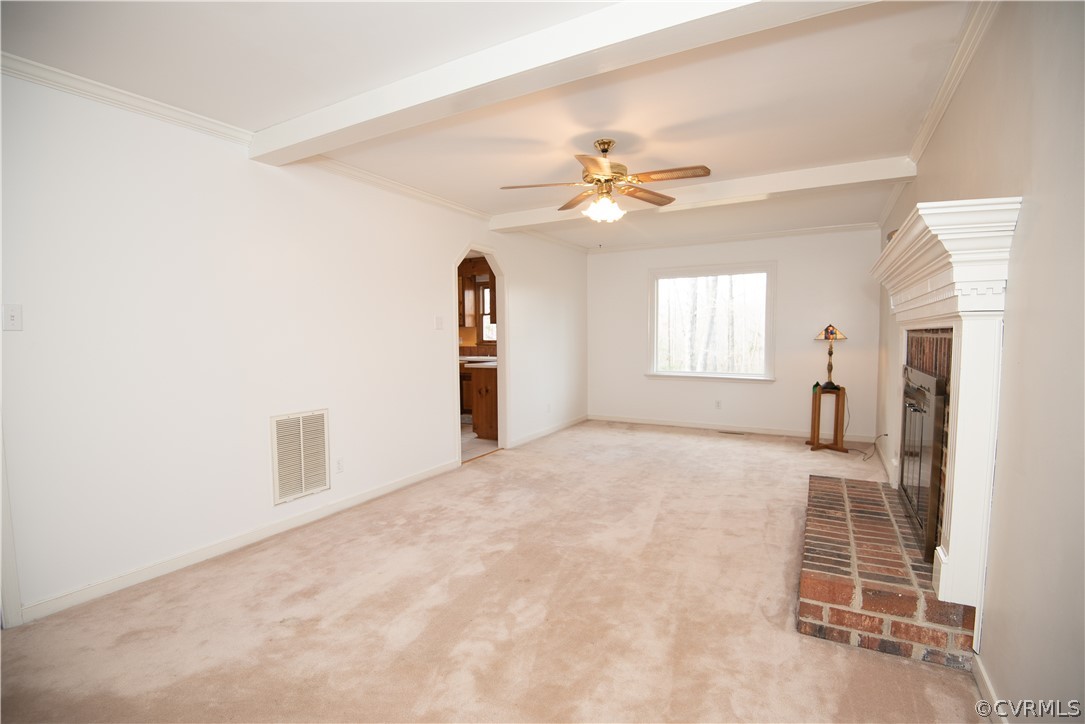 2312 Brookforest Road Midlothian, VA 23112 - Photo 20 of 39 en empty room with windows and ceiling fan