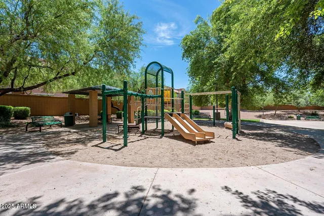 a view of outdoor space with seating