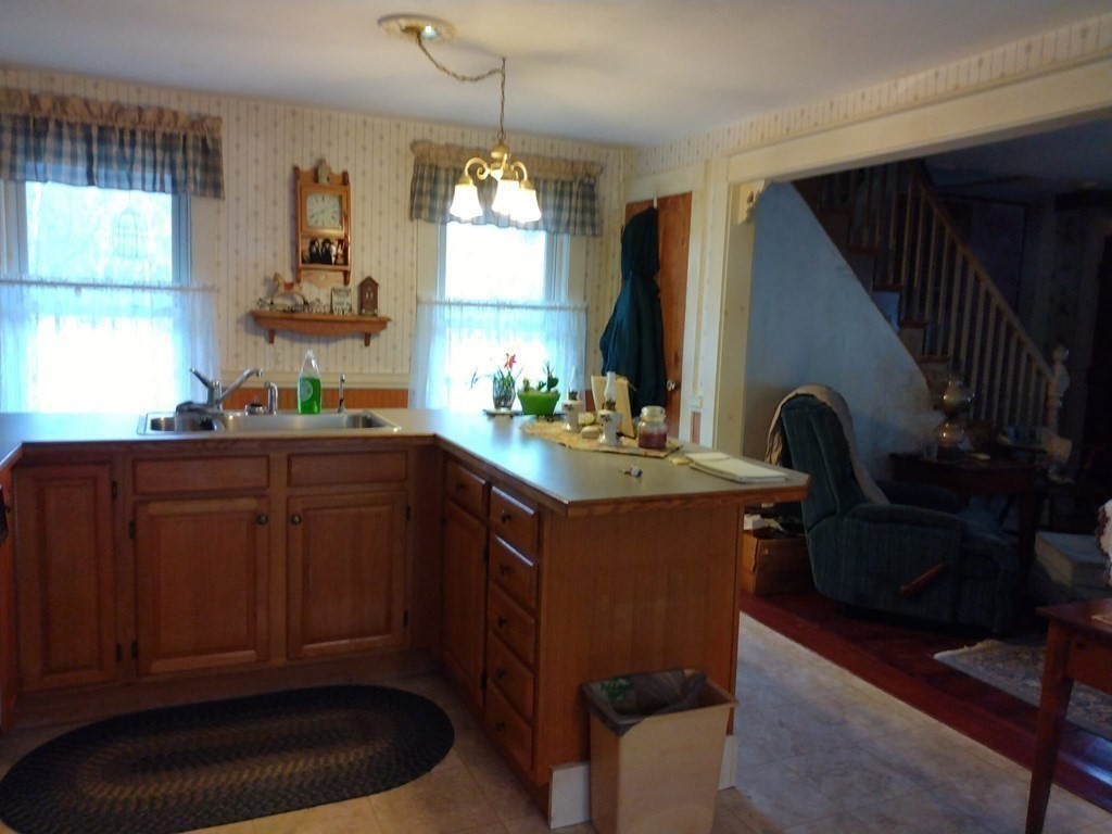 7 Maple Place Winchendon, MA 01475 - Photo 10 of 28 a kitchen with a sink cabinets and window