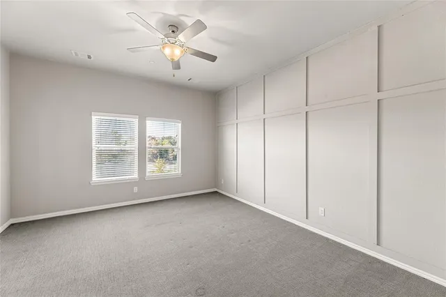 a view of a hallway with entryway