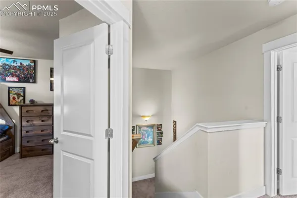 a view of a bedroom with closet